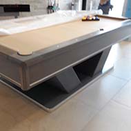 Tan and Gray Modern Billiard Table